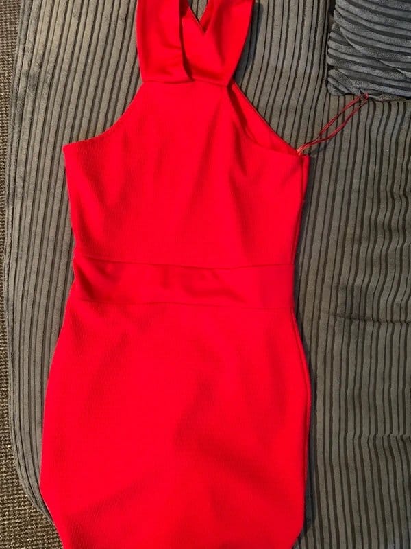 New Look Red Bodycon Dress Size 8