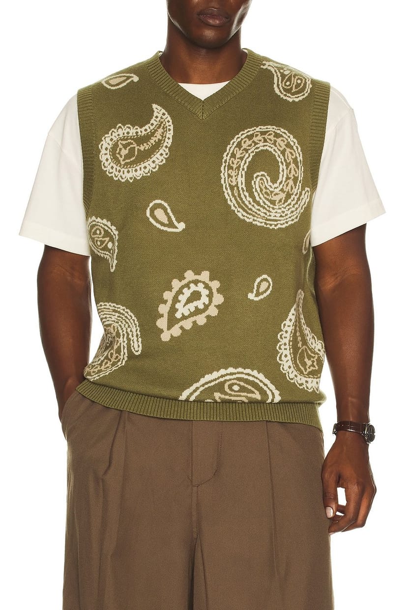 revolve Paisley Sweater Vest - 1