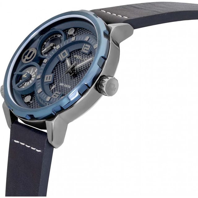 Police Police Men's PEWJB2195340 Ray 51mm Quartz Watch in Blue - 3