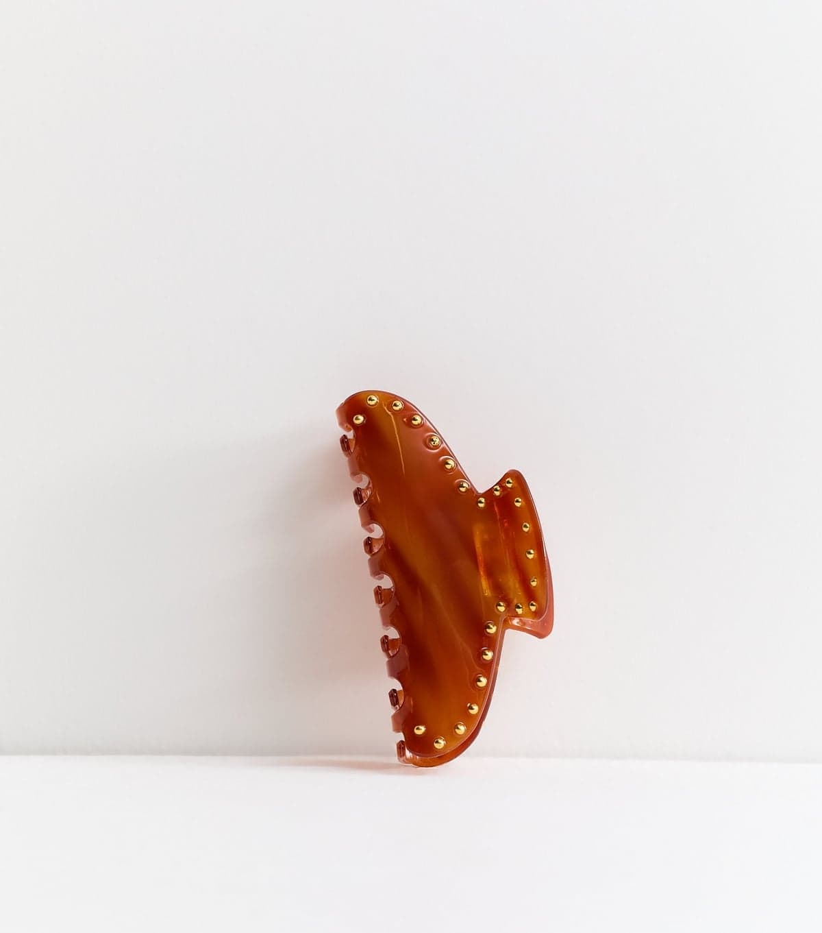 New Look Brown Studded Hair Claw Clip New Look