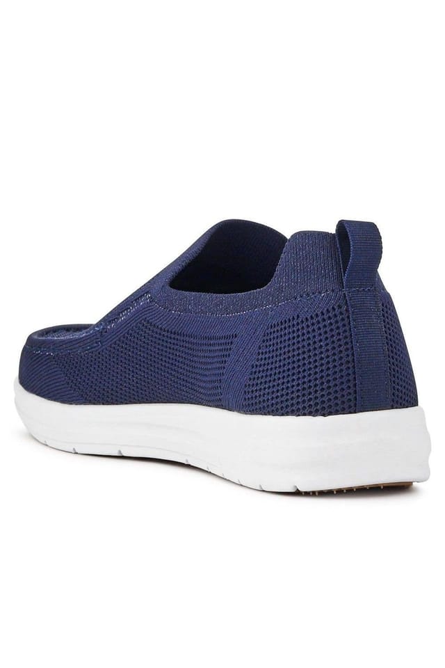 Pavers Pavers Men's Stretchy Slip-On Shoes in Navy - 3
