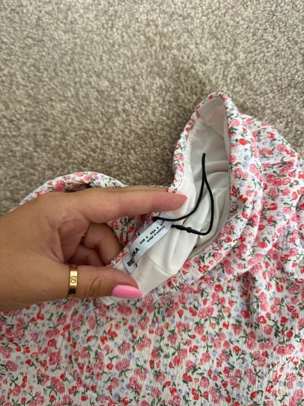 Bershka Bershka floral bandeau dress