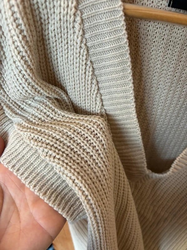 ASOS Beige Ribbed Sleeveless Jumper
