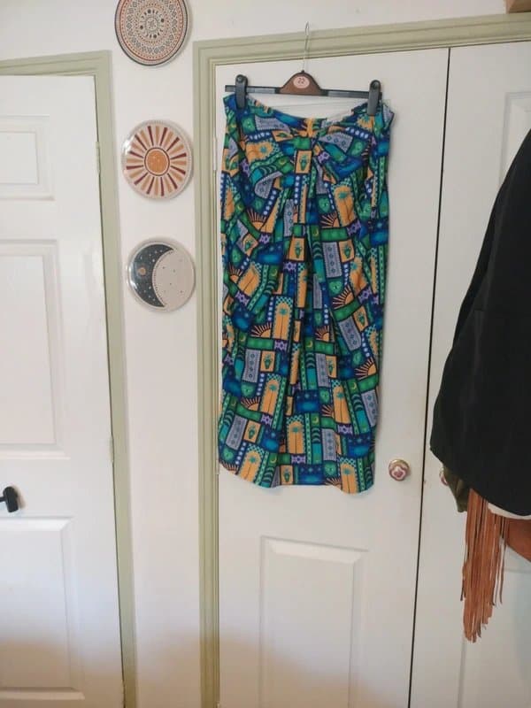 Never Fully Dressed Never Fully Dressed Ruched Maxi Skirt Size 18