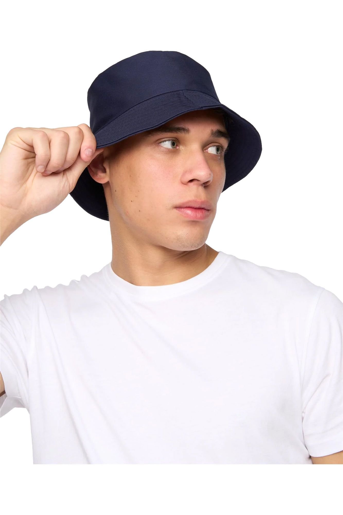 Fcuk fcuk Men's Bucket Hat in Dark Blue - 3