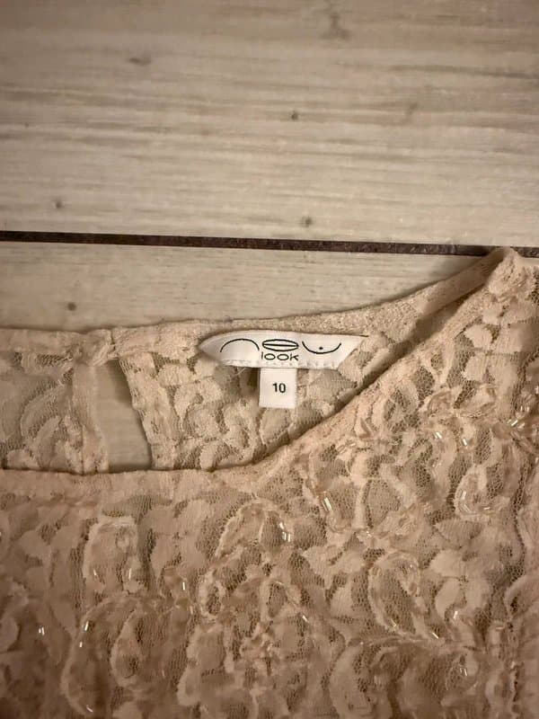 New Look Vintage New look lace embellished cami