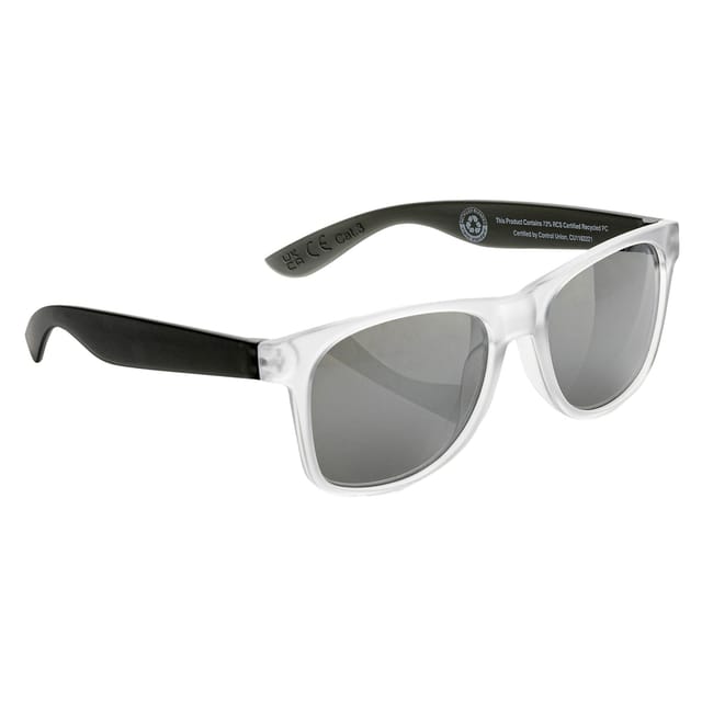 XD Design XD Design Men's Gleam Polycarbonate Mirrored Sunglasses in Black - 2