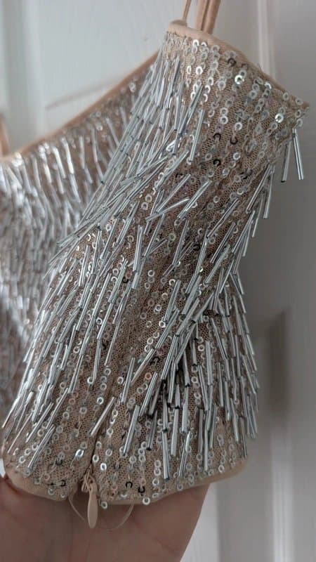 New Look New Look Sequin Embellished Top Size 10