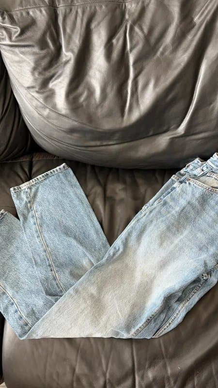 Bershka Straight blue jeans