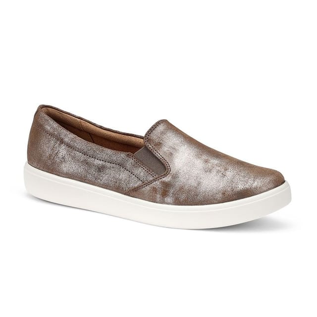 Hotter Hotter Women's Wide Fit 'Tasha' Slip-On Trainers in Taupe - 2