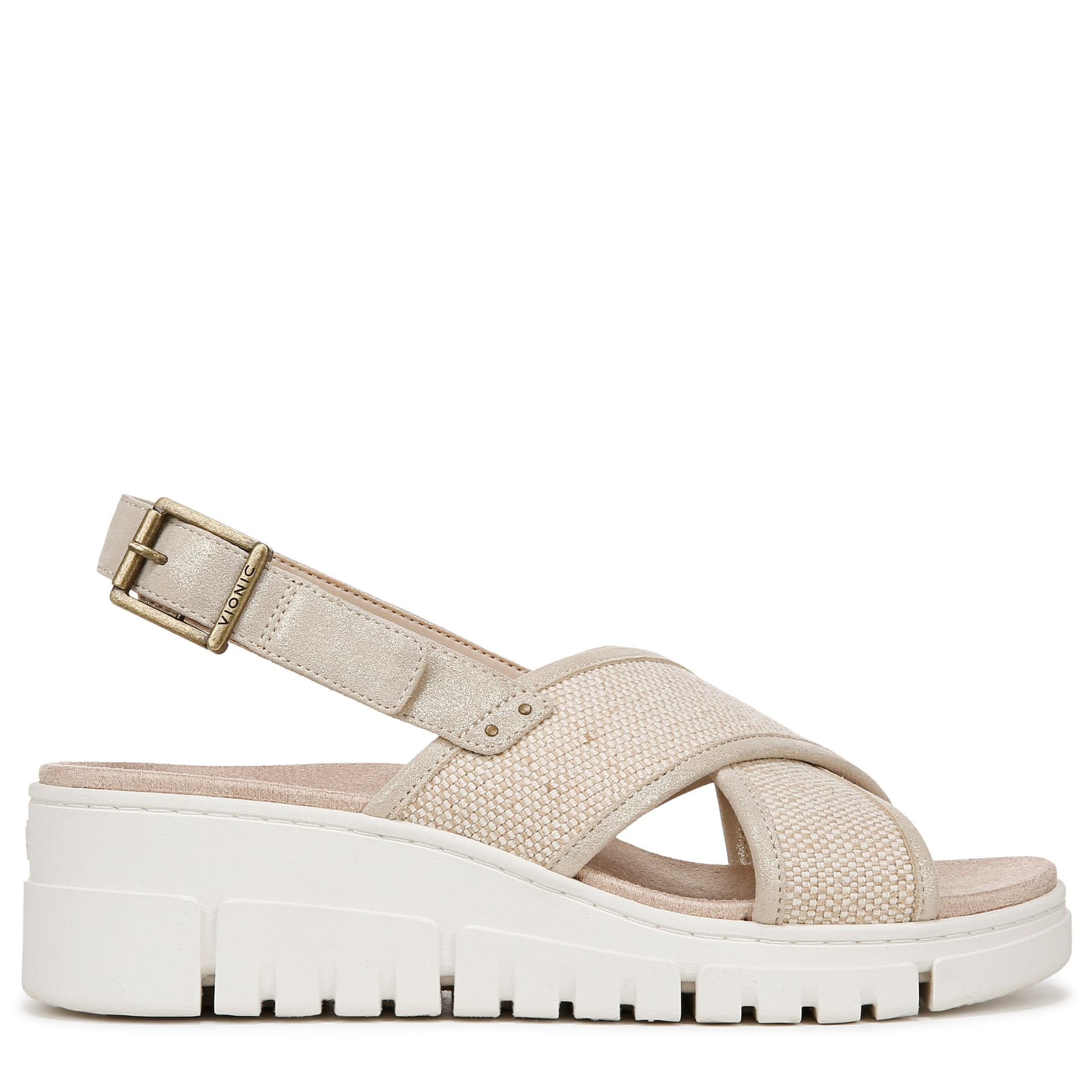 Vionic Vionic Women's Uptown Sonoma Slingback Sandals in Beige - 4