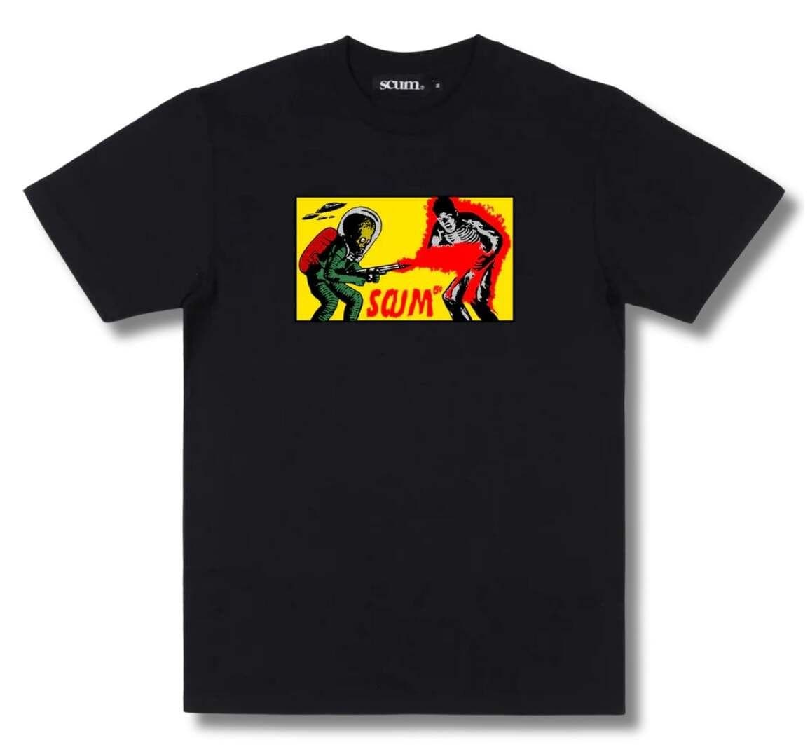 Scum Scum Men's Attacks T-Shirt in Black