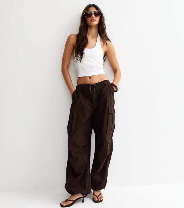 New Look Women's White Jersey Halter Neck Top New Look - 3