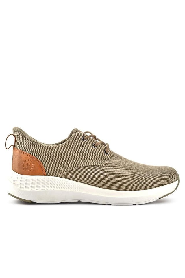 Pavers Pavers Men's Easy Step In Wide Fit Lightweight Trainers in Beige - 2