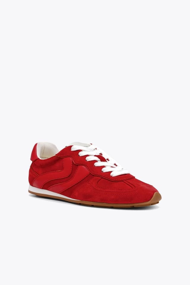 Steve Madden STEVE MADDEN Women's 'Abbi Trainer Red' Trainers in Red - 2