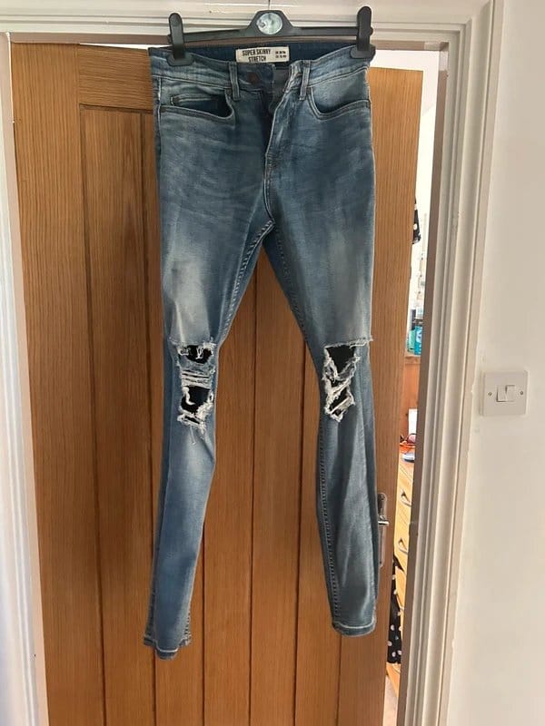 New Look Light Blue Super Skinny Stretch Jeans