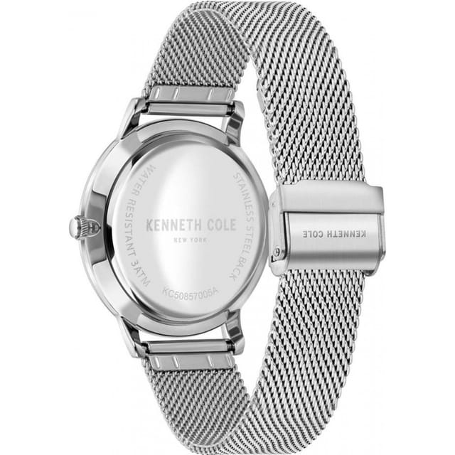 Kenneth Cole Kenneth Cole Men's KC50857005A Classic 43mm Quartz Watch in Silver - 3
