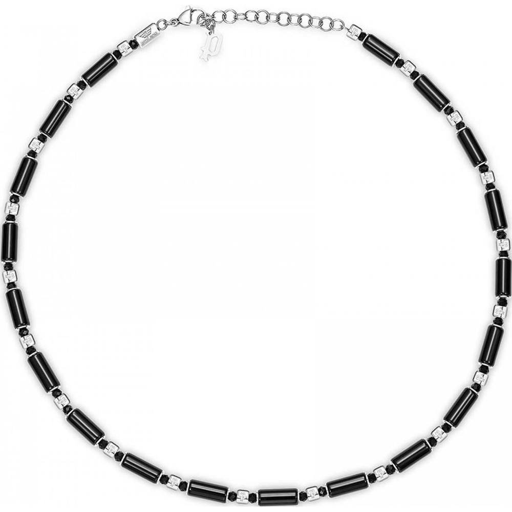 Police Police Men's PEAGN0037301 Silo Necklace in Black - 1
