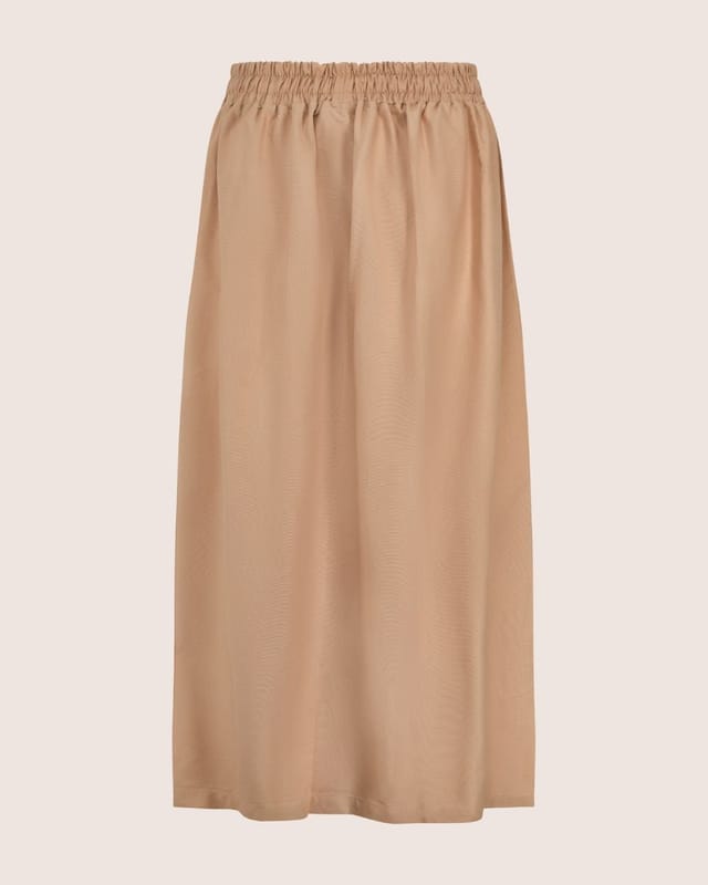 Turtledove London Turtledove London Women's Joyce Beige Midi Skirt - 2