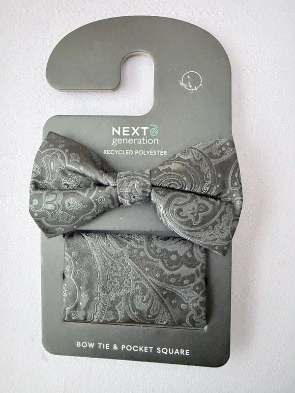 Next Men’s Brand New Unworn With Tags Next Bow Tie & Pocket Square
