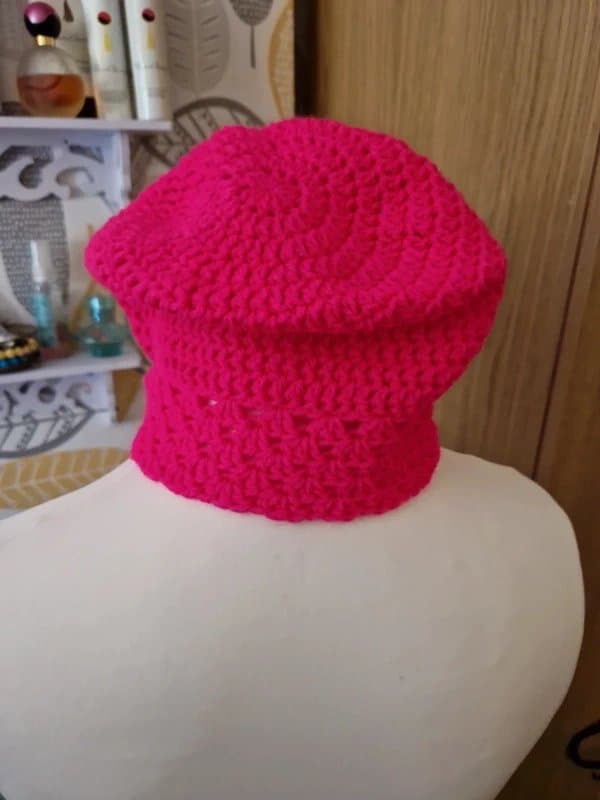 No Label Pink wooly hat m