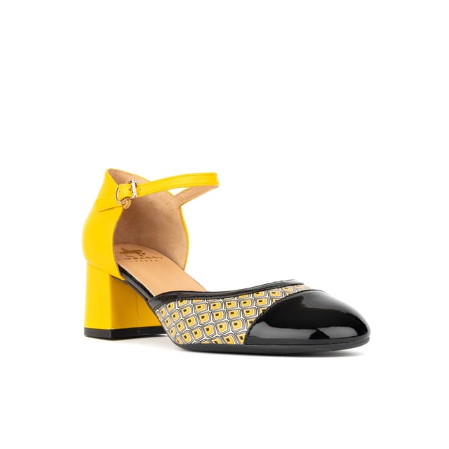 Embassy London Embassy London Women's Kemi - Black & Yellow - 2