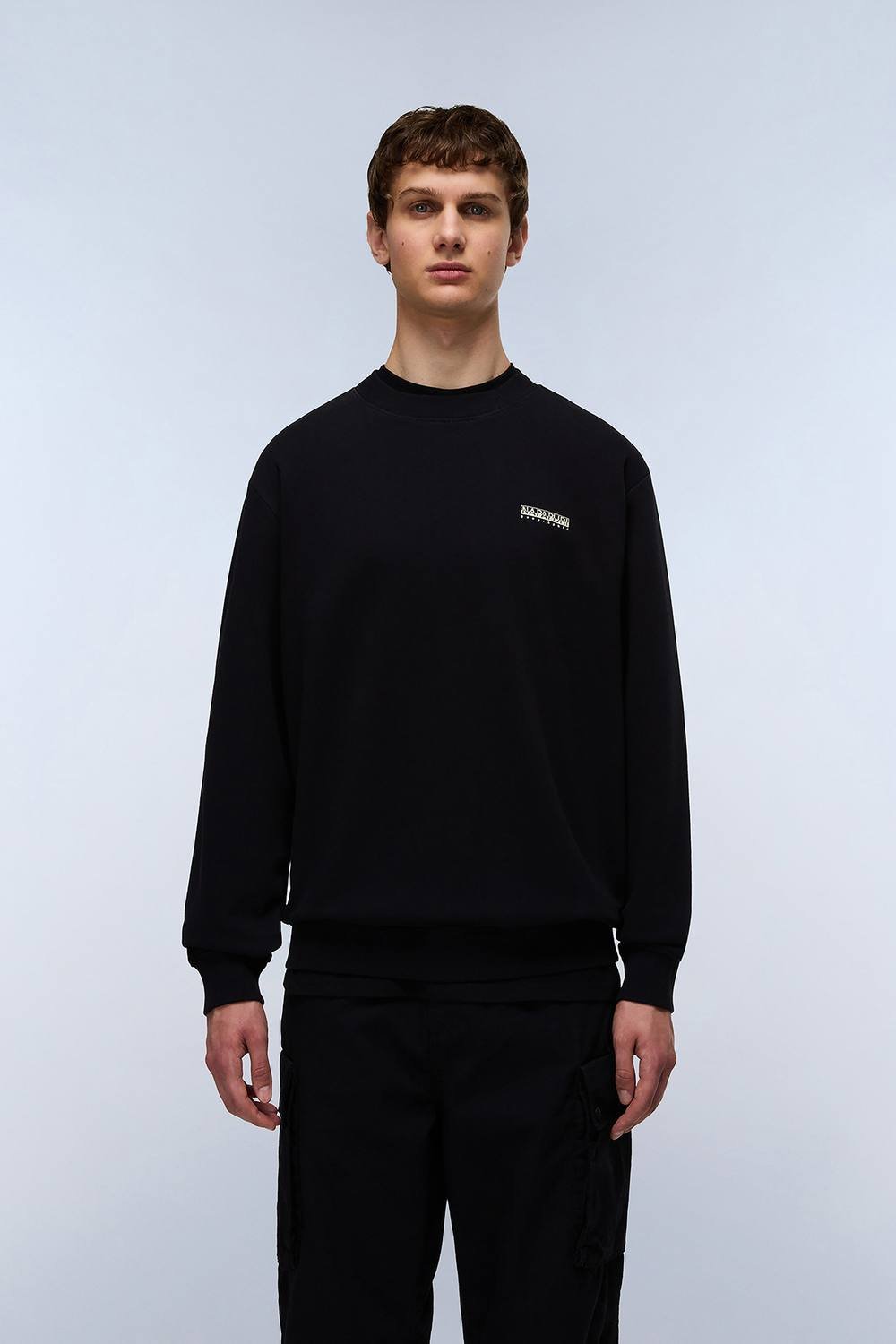 Napapijri Napapijri Men's B-Small Box C Sweatshirt Black Beauty - 2