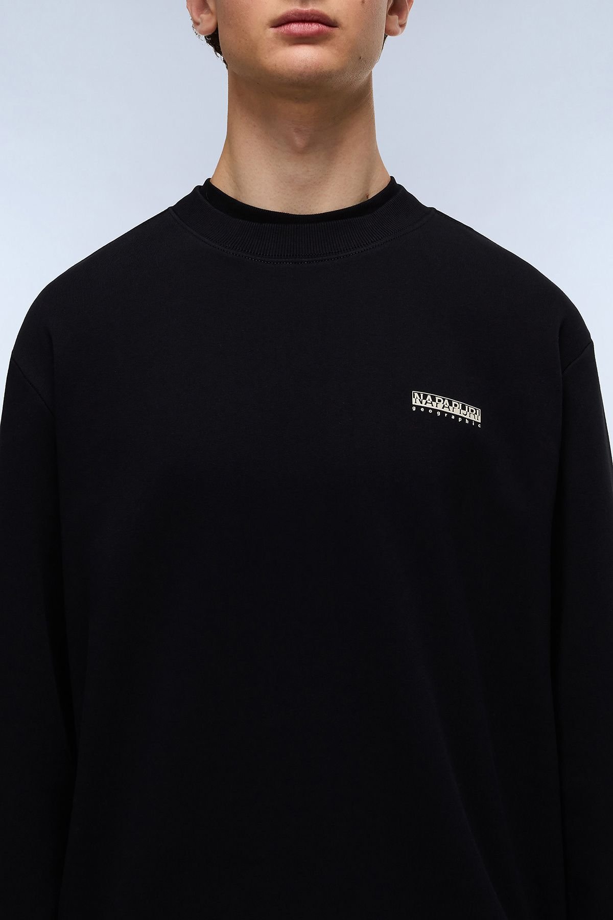 Napapijri Napapijri Men's B-Small Box C Sweatshirt Black Beauty - 3