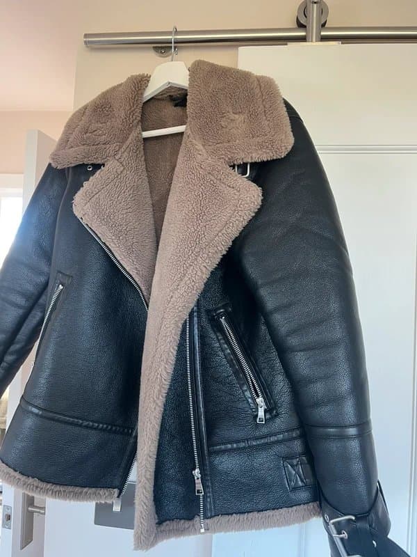 New Look Leather Jacket size 10