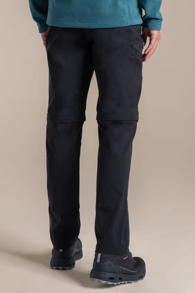 Craghoppers Craghoppers Men's Kiwi Pro III Convertible Water Repellent Anti-Insect Trouser in Black - 2