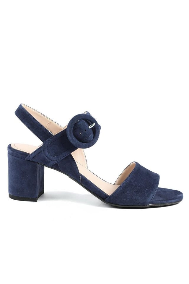 Jones Bootmaker Jones Bootmaker Women's Garnett Smart Leather Sandals in Navy - 2
