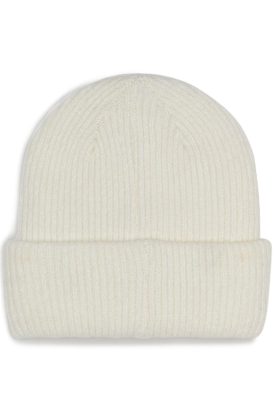 DKNY DKNY Women's VARSITY KNIT LOGO BEANIE IVORY - 4