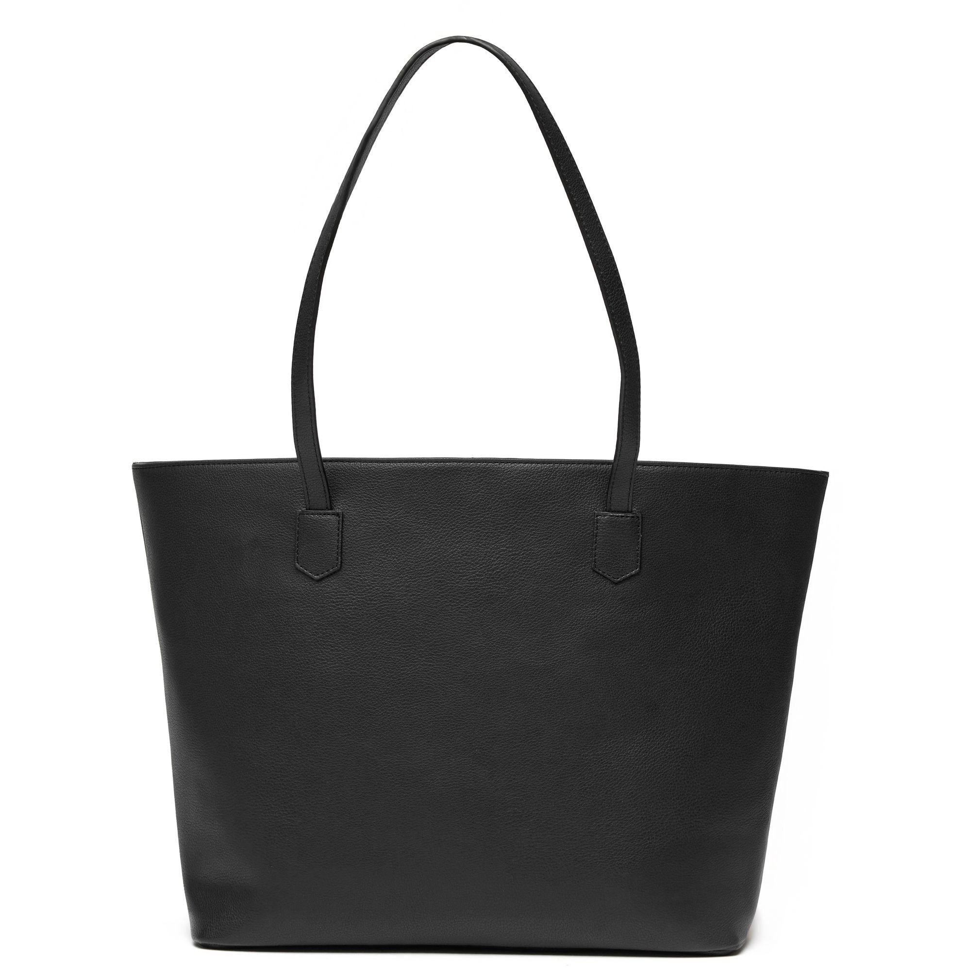 V.GAN V.GAN Women's Vegan Hazel Tote Shoulder Bag in Black - 2