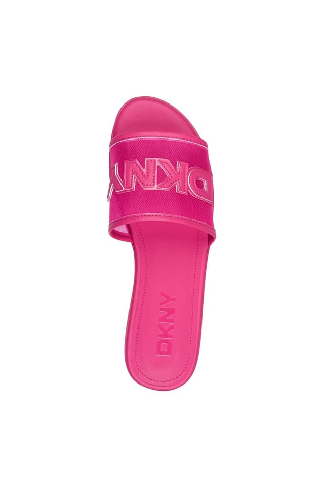 DKNY DKNY Women's Wren - Flat Slide Hotpink in Hot Pink - 2