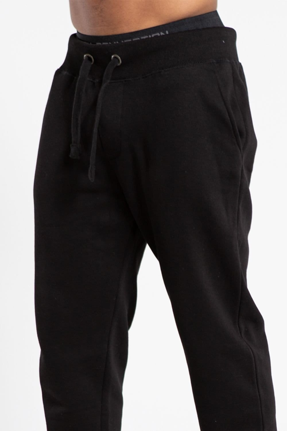 French Connection French Connection Men's Cotton Blend Joggers in Black - 4