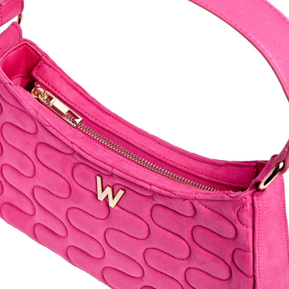 Wolf WOLF Women's Mimi Swirl Shoulder Bag with Scarf in Pink - 4