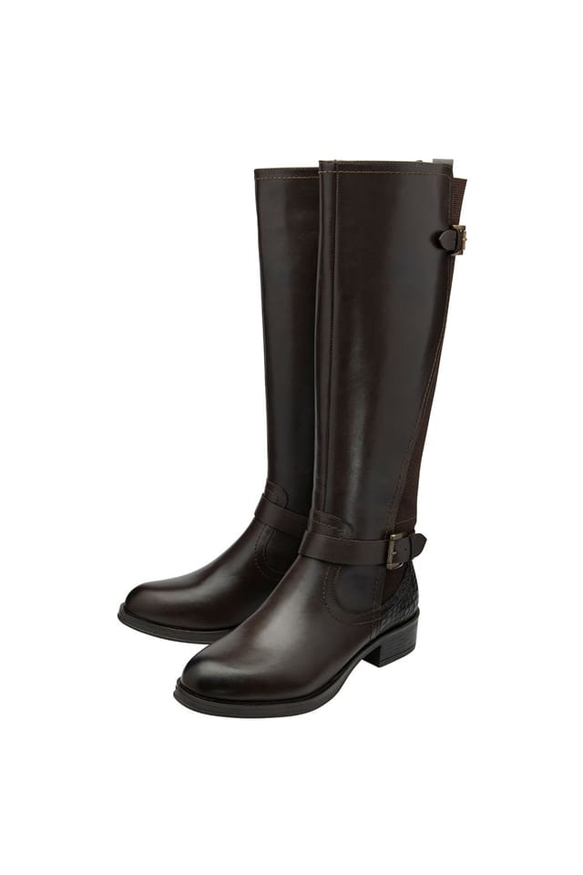 Ravel Ravel Women's 'Eildon' Leather Knee-High Boots in Brown - 2
