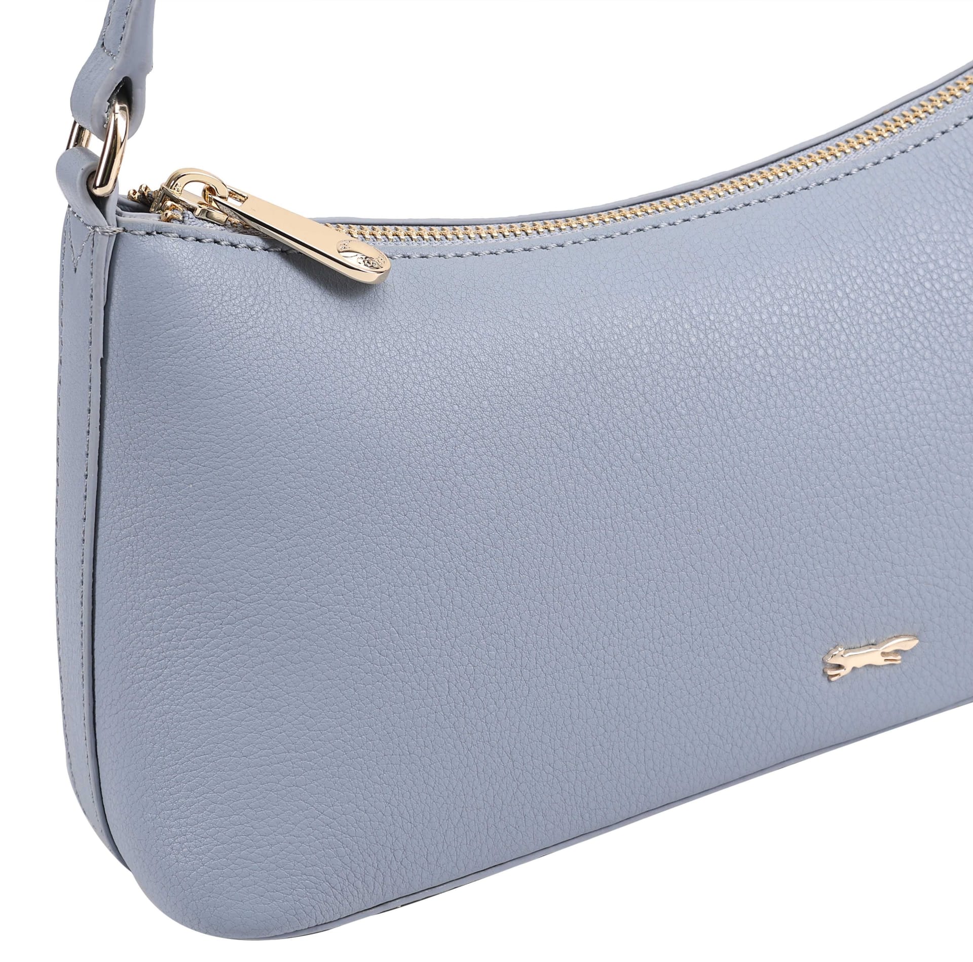 Paul Costelloe Paul Costelloe Women's Zoey Leather Shoulder Bag in Light Blue - 4