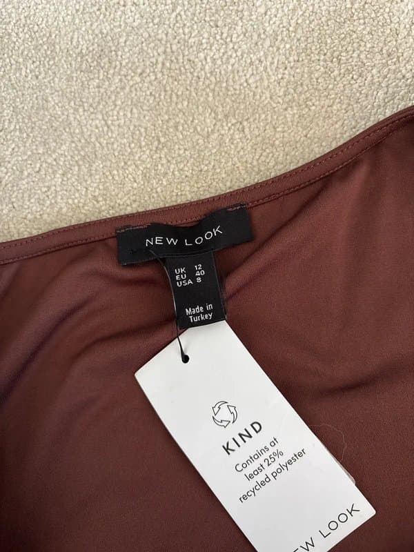 New Look Women’s brown bodysuit size 12 - new with tags