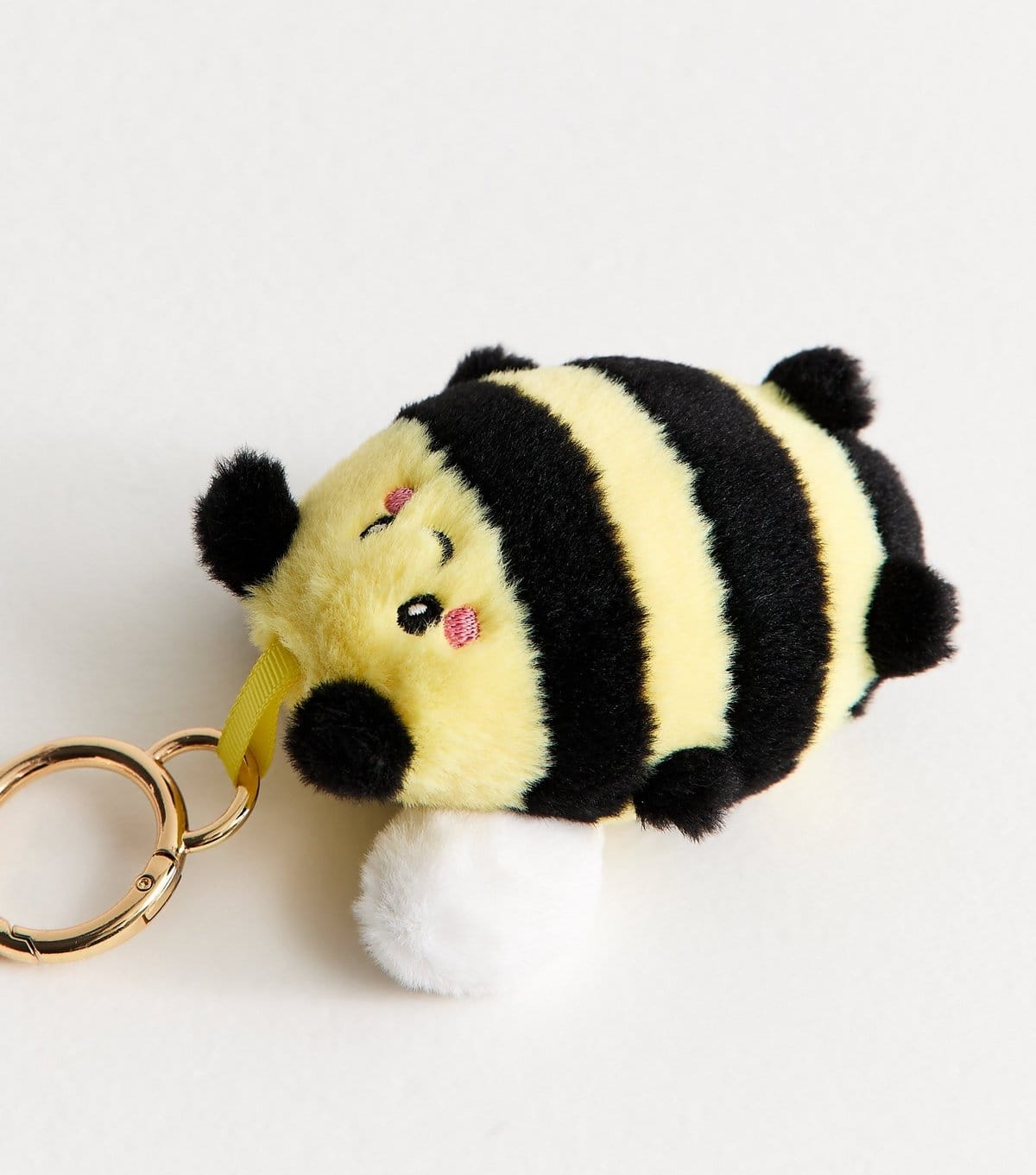 New Look Yellow Plush Bee Bag Charm New Look - 4
