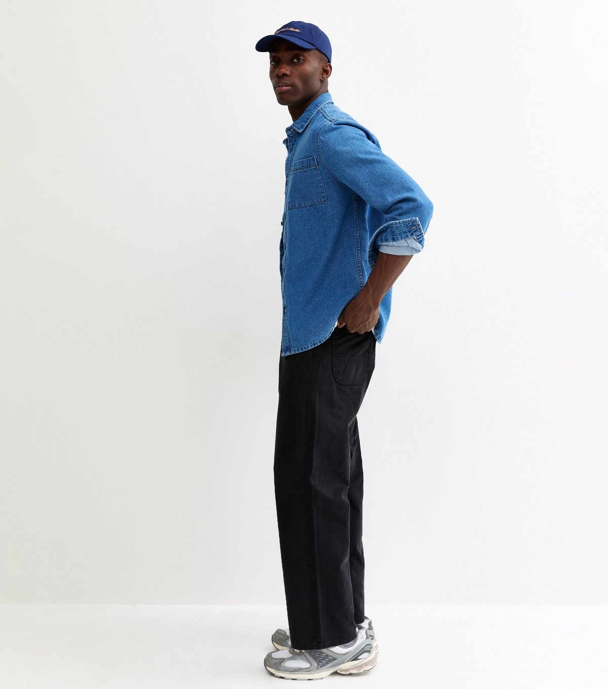 jack & jones Men's Black Regular Faded Straight Leg Jeans Jack & Jones New Look - 3