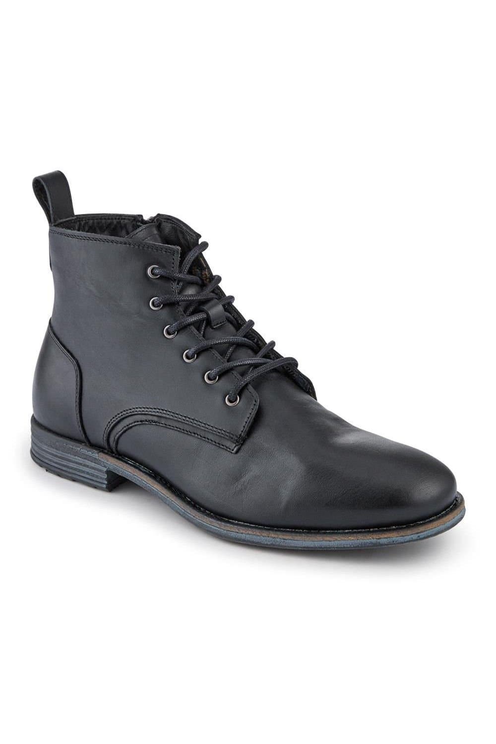 Jones Bootmaker Jones Bootmaker Men's Dalias Leather Ankle Boots in Black