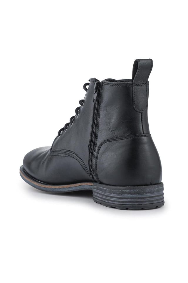 Jones Bootmaker Jones Bootmaker Men's Dalias Leather Ankle Boots in Black - 3