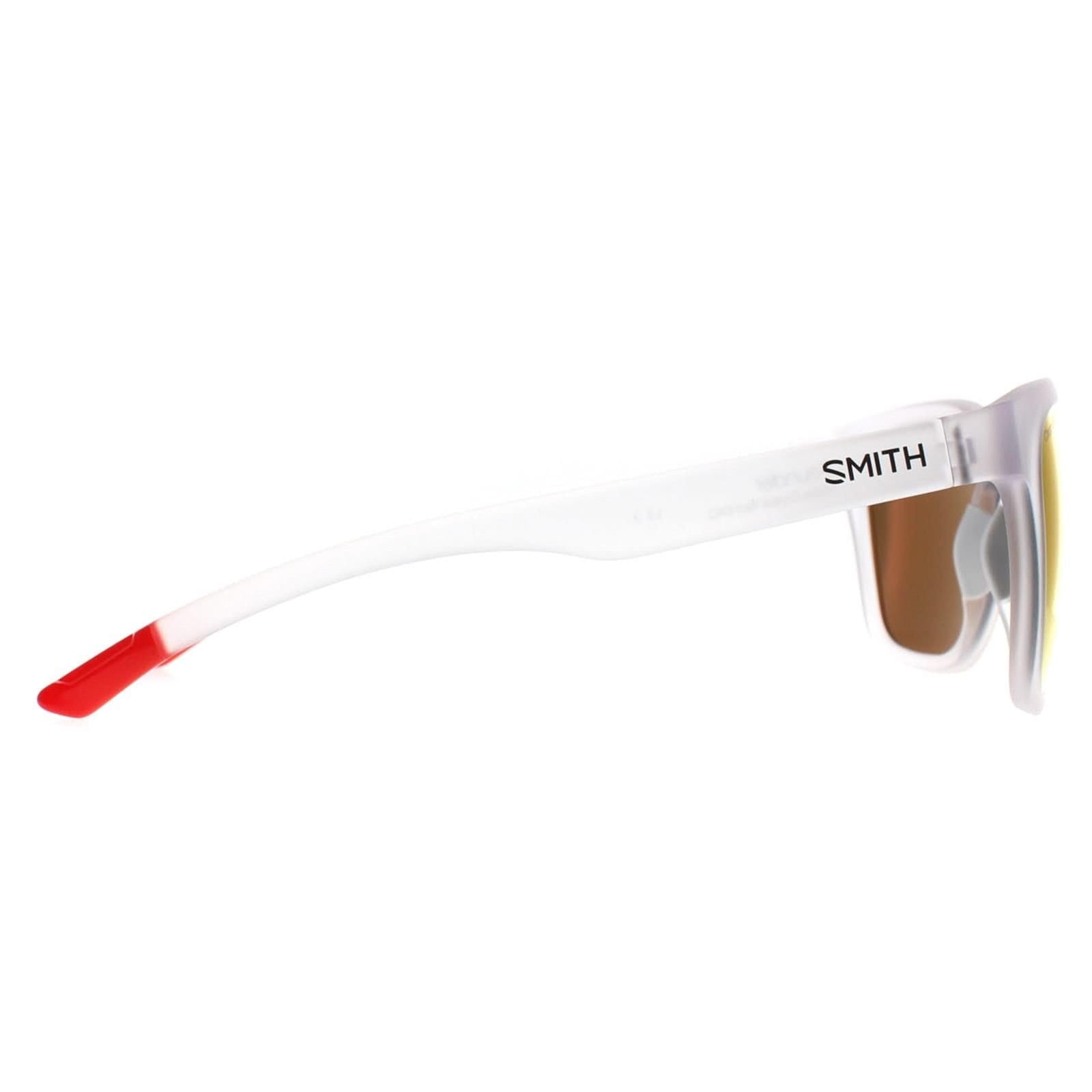 Smith Smith Men's Square Crystal Red Mirror Chromapop Founder in Clear - 4