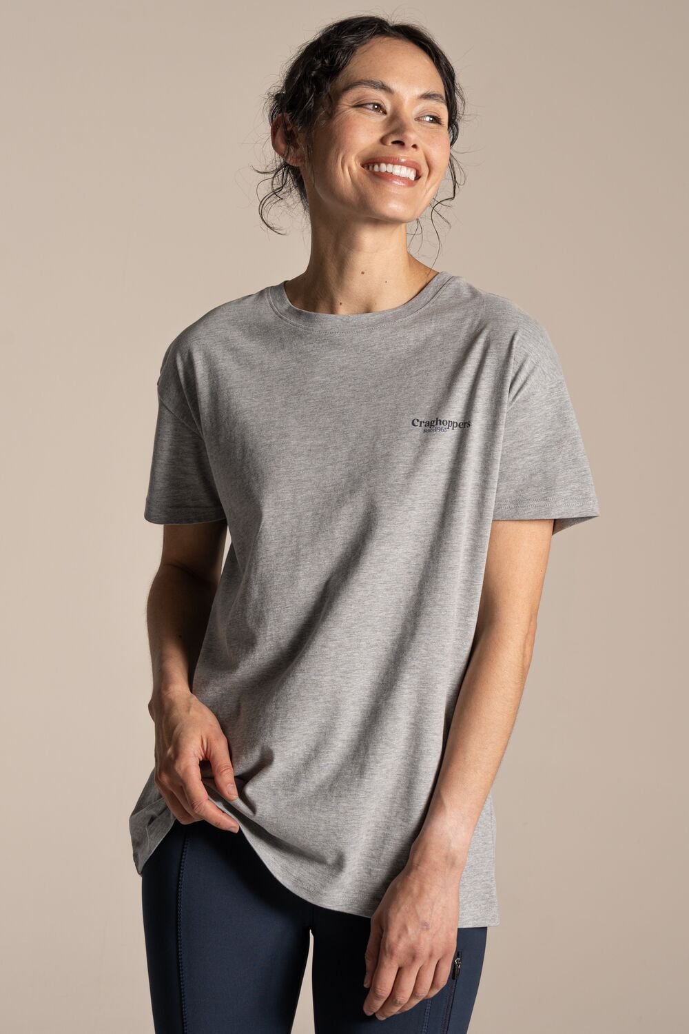 Craghoppers Craghoppers Men's Elements T-shirt in Light Grey - 2