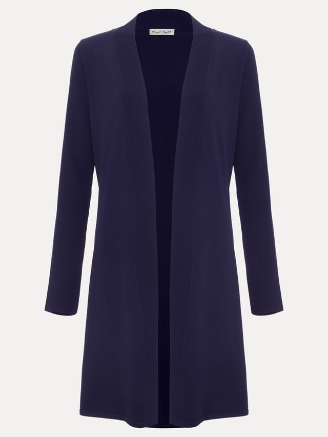 Phase Eight Phase Eight Women's Lauren Longline Cardigan in Dark Navy - 2