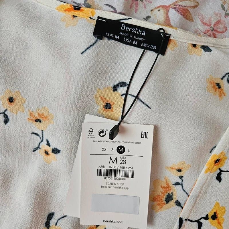 Bershka Bershka floral tie top