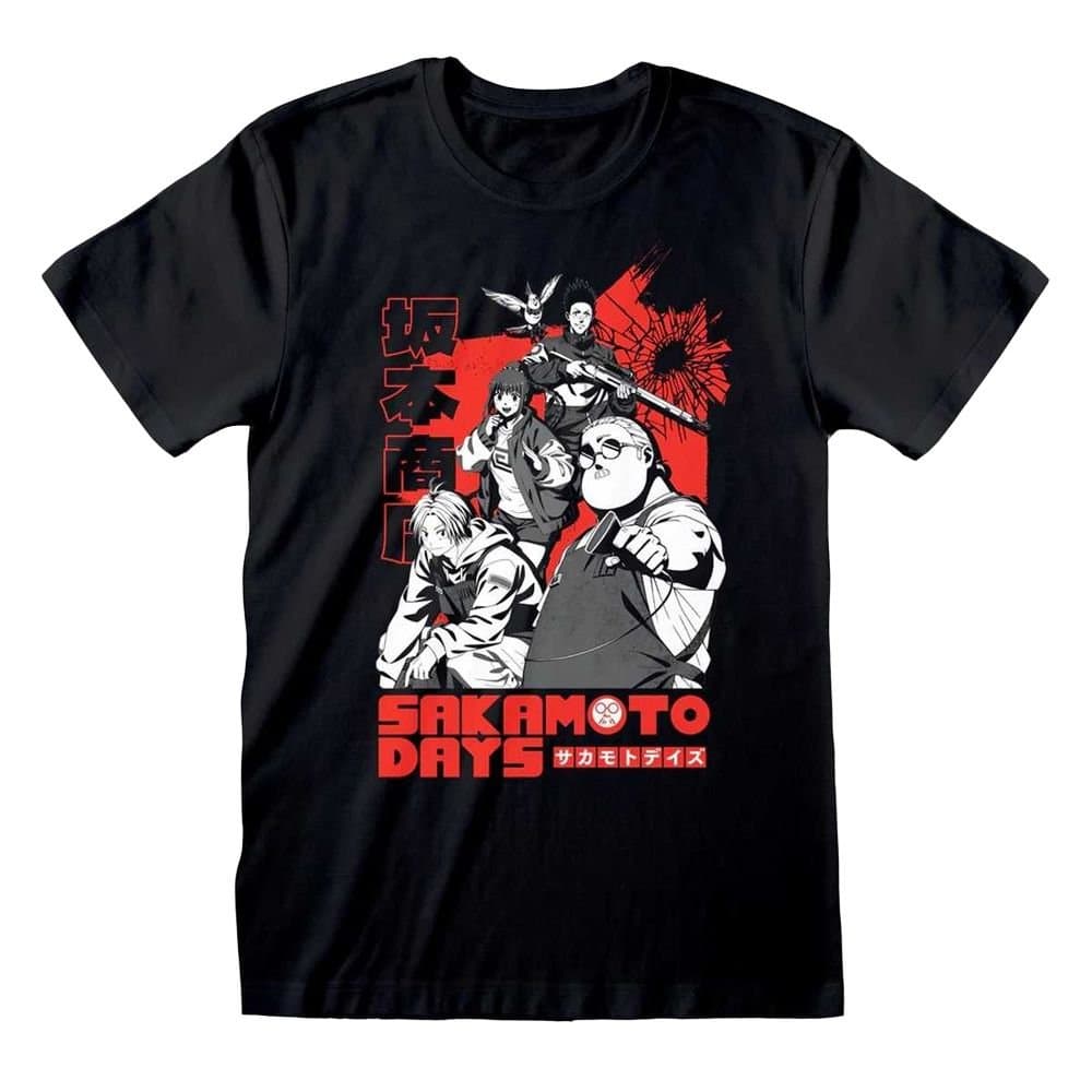 Sakamoto Days Sakamoto Days Men's Stylized T-Shirt in Black