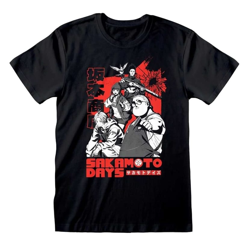 Sakamoto Days Sakamoto Days Men's Stylized T-Shirt in Black - 1