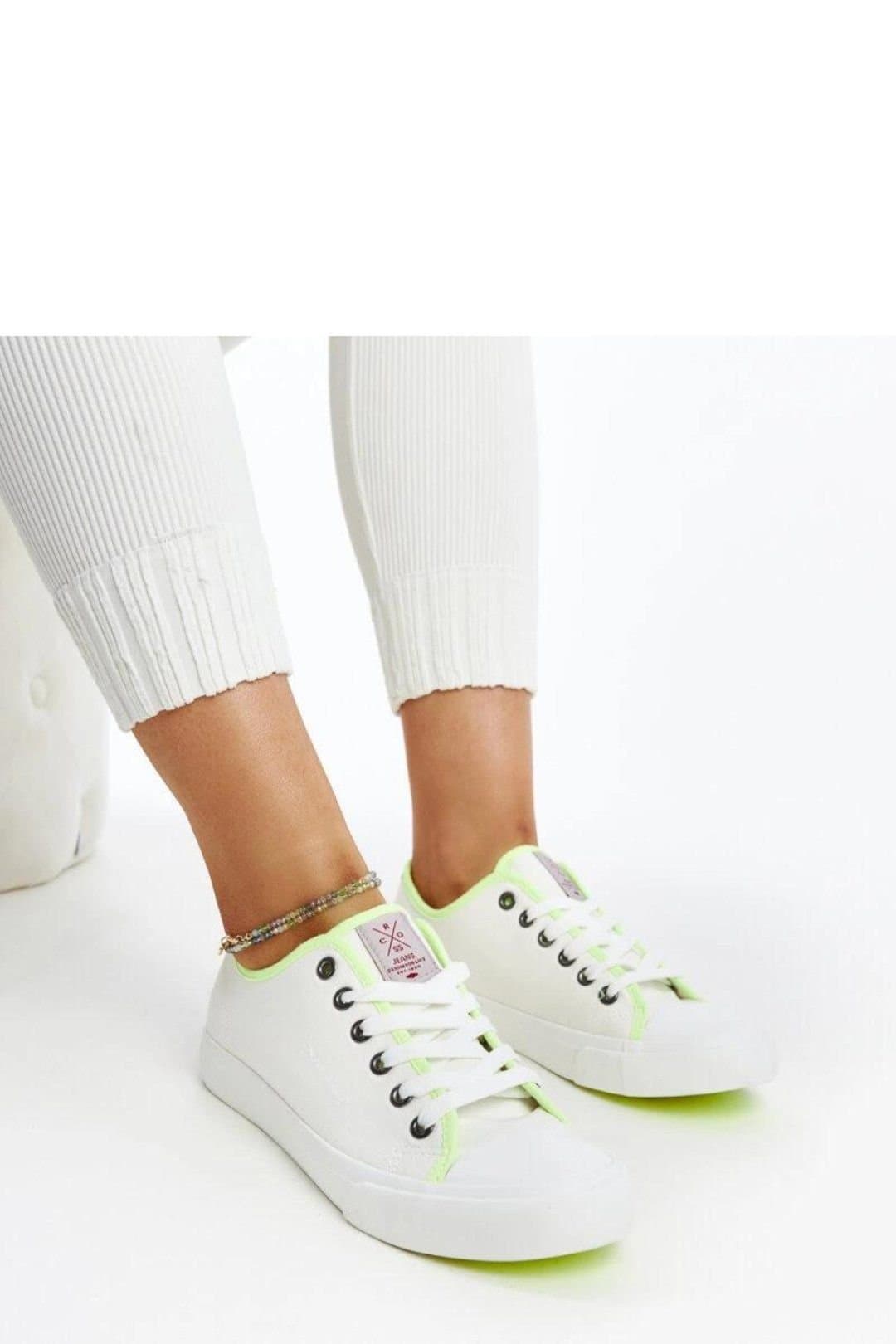 Love Lace Love Lace Women's Urban Casual Sneakers Cross Jeans Style Lace Up Rubber Everyday in White